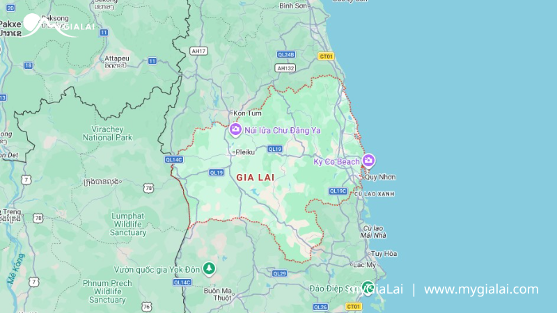 Gia Lai thuộc miền nào