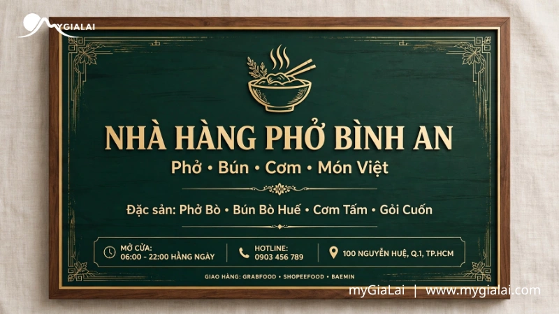 Mẫu Bảng Hiệu Đẹp
