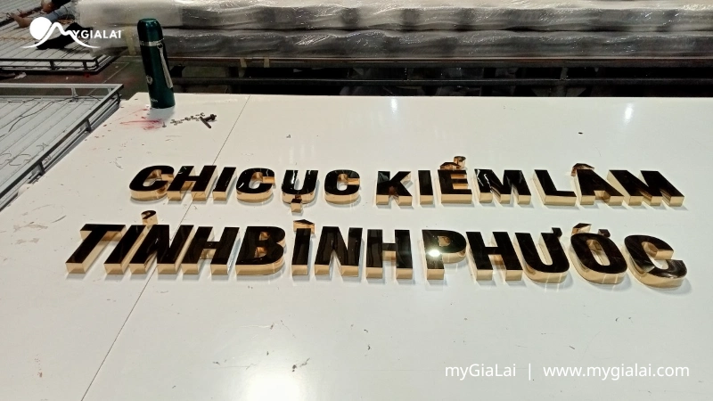 Bảng Hiệu Inox